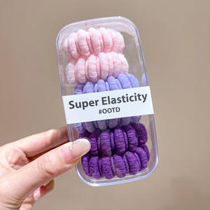 Bandeau pour cheveux solide et durable pour filles, nouveau style pour queues de cheval, haute élasticité, accessoire pour cheveux sans couture - YIYU - Product Image 5