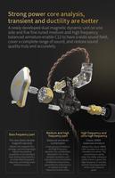 Écouteurs filaires stéréo isolants du bruit CCA C12 5BA 1DD Hybride HiFi IEM Écouteurs intra-auriculaires Moniteurs intra-auriculaires