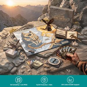 F Adventure Board Game with V-Cut Grooving ICTI FAMA Approved Multi-level Miniature Kitting for Dungeon Crawl Telescope Box - Product Image 1