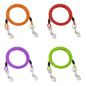 S'JOY GS010 Tali Anjing Kawat Baja Tugas Berat-3M-15M Panjang Dapat Disesuaikan Tahan Lama Tahan Gigitan Semua Ras Anjing untuk Berjalan/Hiking - Product Image 5