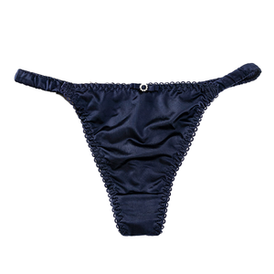 Low MOQ Damen Sexy Satin Eisse ide Frau Elastische Unterwäsche Nahtlose Spitze Höschen Damen Höschen Slips - Product Image 6