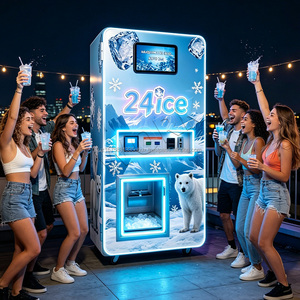 Máquina Expendedora de Hielo Comercial YISO de 360 kg Diarios, con Filtración RO de 5 Etapas, Kiosco de Hielo Automático para Supermercados con Múltiples Métodos de Pago - Product Image 5