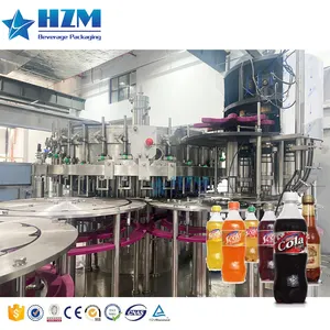 DXGF 24-24-8 Automatic 3 in1 carbonated drinks filling bottling machine suppliers