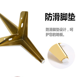X-Shape Iron Furniture <b>Leg</b> Heavy Duty <b>Table</b> Support Industrial Design - Product Image 2