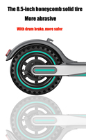 Scooter Eléctrico V8 Azul para Adultos, Fabricado en China, con Almacén en la UE y EE. UU., Más Vendido