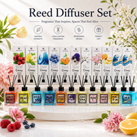 Pengharum Ruangan Mewah Minyak Esensial Kustom 130ml Reed Diffuser Penghilang Bau Penyegar Udara Set Reed Diffuser untuk Rumah Hotel Kamar Mandi