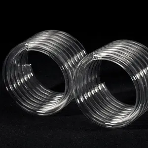 SUCCESS Transparent Quartz Tube for Heating Elements Quartz Spiral Tube Tubos De Cuarzo En Espiral