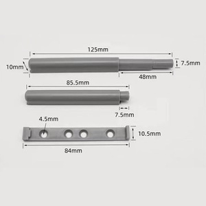 Bailongya Cabinet Door <b>Rebound</b> Device Fine Ash Single Damper Track Door Mount Wardrobe Hardware - Product Image 2