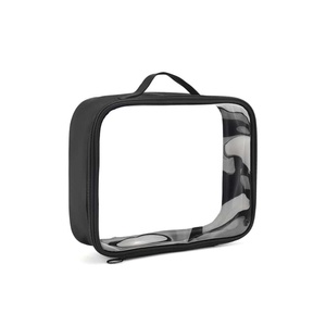 Borsa Cosmetica Trasparente in PVC con Cerniera e Logo Personalizzato, Impermeabile, per Trucchi - Product Image 5
