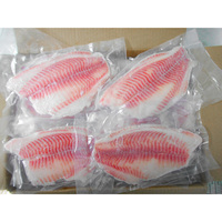 Produit phare : Filet de tilapia noir surgelé, IQF, IVP, qualité A, faible teneur en matières grasses, emballage en boîte/sac, disponible en vrac