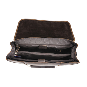 Tiding Custom Men Business Genuine Cow Leather Laptop Bag Briefcase <strong>Convertible</strong> <strong>Backpack</strong> - Product Image 5