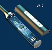 Harga Murah headphone Neckband TWS olahraga earbud In-Ear nirkabel tahan air dengan indikator baterai LED dan mikrofon