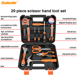 SOLUDE 29 pièces ménage multifonction électricien réparation matériel ensemble d'outils maison bricolage ensemble d'outils à main ménage <span class=keywords><strong>Mini</strong></span> ensemble d'outils - Product Image 2