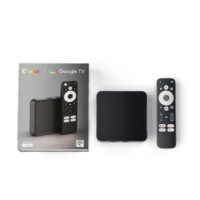 TVbox Google & ncertification Certification S905Y4-DDR4 + Android 14.0 Dual Wifi BT5.0 GTV Android kotak TV terbaru 2GB 32GB