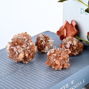 Pierre de guérison en cristal naturel de haute qualité spécimen minéral Calcite <span class=keywords><strong>rouge</strong></span> <span class=keywords><strong>aragonite</strong></span> brute pour la décoration - Product Image 2