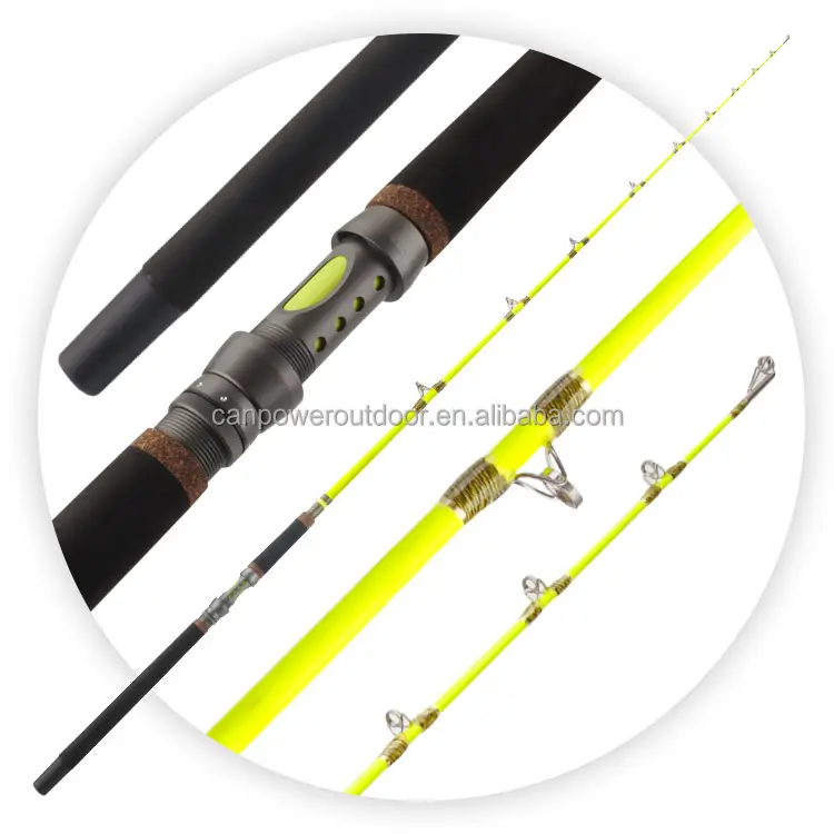 Wholesale Catfish Rod 7'6 Heavy Duty 1 piece Fishing Rod Carbon Surf Casting Travel Custom Catfishing Fishing Rod