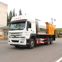 Camion de scellant de puce d'asphalte de Howo 6x4 16000 litres avec la pompe synchrone de roulement de joint PLC-marque de la Chine à vendre