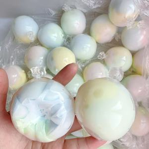 ของเล่นบีบหนังแท้ทำมือ บอลบีบคลายเครียดแบบคืนตัวช้า สำหรับระบายอารมณ์และผ่อนคลาย - Product Image 1