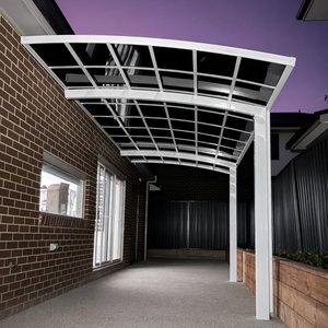 <span class=keywords><strong>Abri</strong></span> pour véhicule, prix usine, revêtement UV 50-100 micromètres, type L, 3m x 5.5m, plaque en polycarbonate massif, pente réglable - Product Image 2
