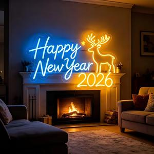 Letreros de Luz LED de Acrílico para Exteriores, Tiras Flexibles con Letras y Palabras, Decoración para el Hogar, Fiestas de Cumpleaños, Letreros Electrónicos para Interiores - Product Image 3