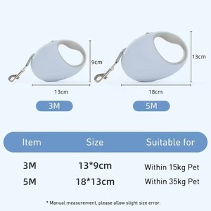 Marchio privato personalizzato 3m 5m regolabile all'ingrosso senza groviglio LED guinzaglio retrattile cane con luce a LED - Product Image 5