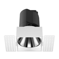 Trimless Réglable Rotatif COB Hôtel Projet 7W Vers Le Bas Plafond Spot Carré LED Downlight