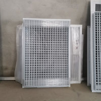 Grille de ventilation double déflection réglable en alliage d'aluminium pour plafond, pour systèmes CVC, bureaux et hôtels, marque Lishine