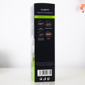 Stock Extracto de planta Burbuja 200ml Herbal Ginseng Champú de color de cabello Tinte permanente Champú de color de cabello - Product Image 2
