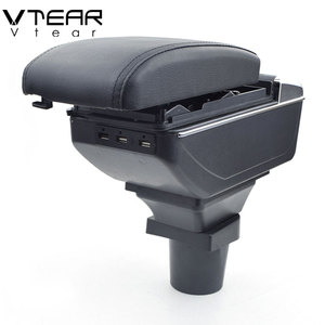 Vdéchirure Auto accoudoir central en cuir ABS boîte de rangement USB Car-Styling intérieur décoration accessoires pièces pour <span class=keywords><strong>Toyota</strong></span> Aqua <span class=keywords><strong>Prius</strong></span> C - Product Image 3