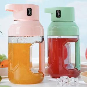 0728 เครื่องปั่นแบบพกพาขนาดเล็ก 1500 มล. พร้อมใบมีด 8 ใบ สำหรับสมูทตี้ มิลค์เชค และอาหารเด็ก - Product Image 3
