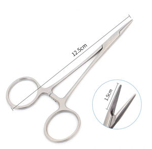 Poignée en or Porte-aiguille Avec insert chirurgical Double Paupière Chirurgie Plastique Instruments <span class=keywords><strong>forceps</strong></span> - Product Image 4