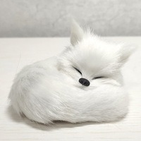 Cadeau de décoration de maison de fourrure de renard à neuf queues moderne de bonne qualité pour l'anniversaire