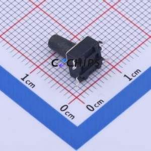 KH-6X6X10H-STM Tactile Switch SMD-4P,6x6mm Switch Single Pole Single Throw Round Button Vertical Mount 6mm - Product Image 2