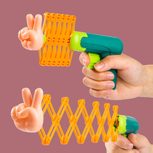 Stretching Vuist Shooter Speelgoed Pistool Grappig Plastic Feest Festival Kinderen Geschenken Klassiek Elastisch Telescopisch Vuist Lastig Speelgoed - Product Image 2