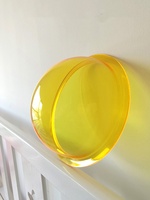 Acrylique Plexiglas Couverture Abat-Jour Lumière Lampe Hémisphère Cache-Poussière Coloré Demi-Cercle Pmma Globe Clair Dôme Alimentaire
