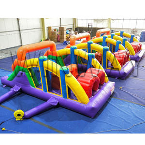 Pista de Obstáculos Inflable de Grado Comercial, Suministro Directo de Fábrica, <span class=keywords><strong>Mini</strong></span> Pista de Obstáculos Inflable para Niños, Lista para la Venta - Product Image 1