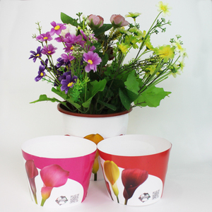 Enveloppes de fleurs imperméables en PP brillant UV pour la maison, enveloppes en plastique coniques, couvre-<span class=keywords><strong>pot</strong></span> de plante - Product Image 6