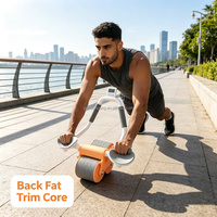 Rodillo Abdominal Automático para Principiantes, para Hombres y Mujeres Adultos, Ejercicio para Quemar Grasa en la Cintura