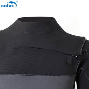 <span class=keywords><strong>Traje</strong></span> de <span class=keywords><strong>Neopreno</strong></span> KDIVE Personalizado de 5mm/7mm, Manga Larga, Impermeable, con Cremallera Delantera, para Buceo y Surf, Unisex - Product Image 5