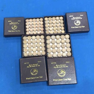 Puntali per Stecca da Biliardo Laminati Taiwan Hercules di <span class=keywords><strong>Prima</strong></span> Qualità 10/11/12/13mm in Pelle per Snooker e Biliardo - Product Image 6