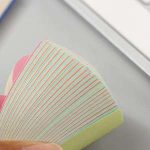 Venta al por mayor de papelería Kawaii notas adhesivas en forma de corazón Bloc de notas adhesivo colorido Bloc de notas - Product Image 6