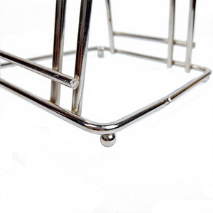 KS Stainless Steel Cutting Board Rack Round <b>Kitchen</b> Countertop <b>Storage</b> With Hanging Feature For Knife And Board - Product Image 3