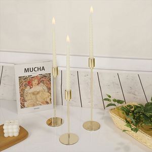 Support de bougie long et compact le plus avantageux pour bougies d'église, centre de table de mariage - Product Image 5