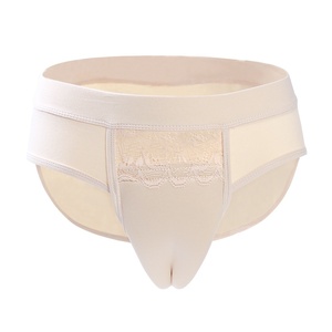 Slip da <span class=keywords><strong>uomo</strong></span> traspiranti in cotone, intimo gay, slip modellanti per nascondere il pene - Product Image 5