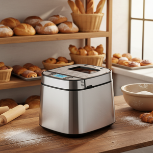 เครื่องทำขนมปังอัจฉริยะ SOHEF สำหรับครอบครัวชาวเกาหลี แผงควบคุม LCD แบบสัมผัสเดียว โปรแกรมทำขนมปังไร้กลูเตนและขนมปังหวาน ได้รับการรับรอง KC/CE ดีไซน์ทันสมัย - Product Image 1