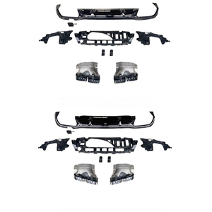 Diffuseur AMG en gros d'usine, ajustement précis, lèvre arrière E63 avec embouts d'échappement pour Mercedes Benz Classe <span class=keywords><strong>E</strong></span> W213 2016-2023 Sport - Product Image 1