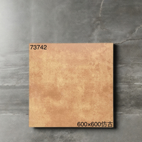Carreaux de sol muraux modernes en céramique émaillée rouge brunâtre 60x60cm Carreaux Sol Carreaux Sol Application Cuisine