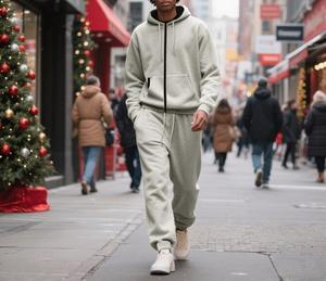 Conjuntos Deportivos Personalizados con Logotipo del Fabricante, Ropa Deportiva, Ropa de Entrenamiento, Chándal Cómodo para Hombre, Trajes Deportivos para Hombre - Product Image 1