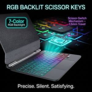 <span class=keywords><strong>Tastiera</strong></span> Magic Compatibile <span class=keywords><strong>con</strong></span> <span class=keywords><strong>Samsung</strong></span> <span class=keywords><strong>Galaxy</strong></span> Tab S10 Lite, Cover Protettiva <span class=keywords><strong>con</strong></span> Supporto Magnetico - Product Image 4