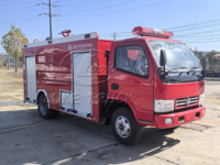 Prix compétitif, camion de pompiers DFAC 3000L, réservoir d'eau de 3 tonnes, véhicule de lutte contre l'incendie pour le service d'incendie municipal